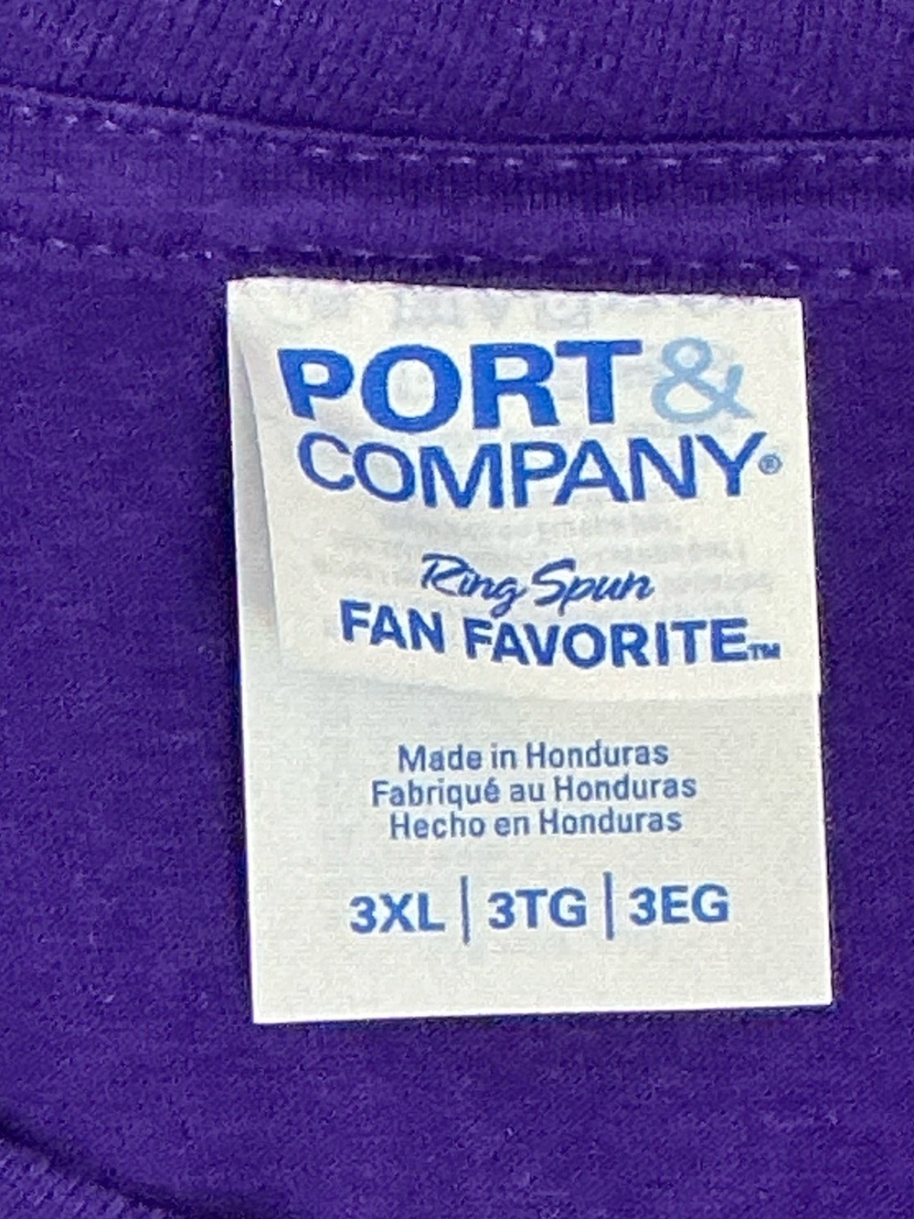 Port Company Teacher Tee Shirt 'I Teach The Cutest Turkeys' Purple Women 3X - Picture 9 of 16